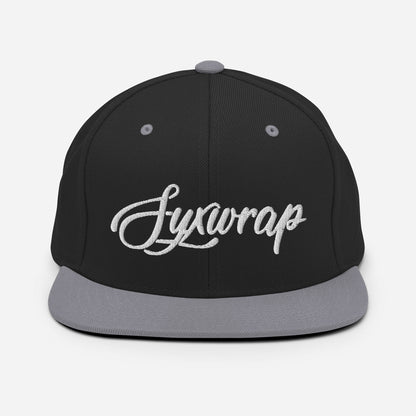 Syxwrap Classic Snapback (White Embroidery)